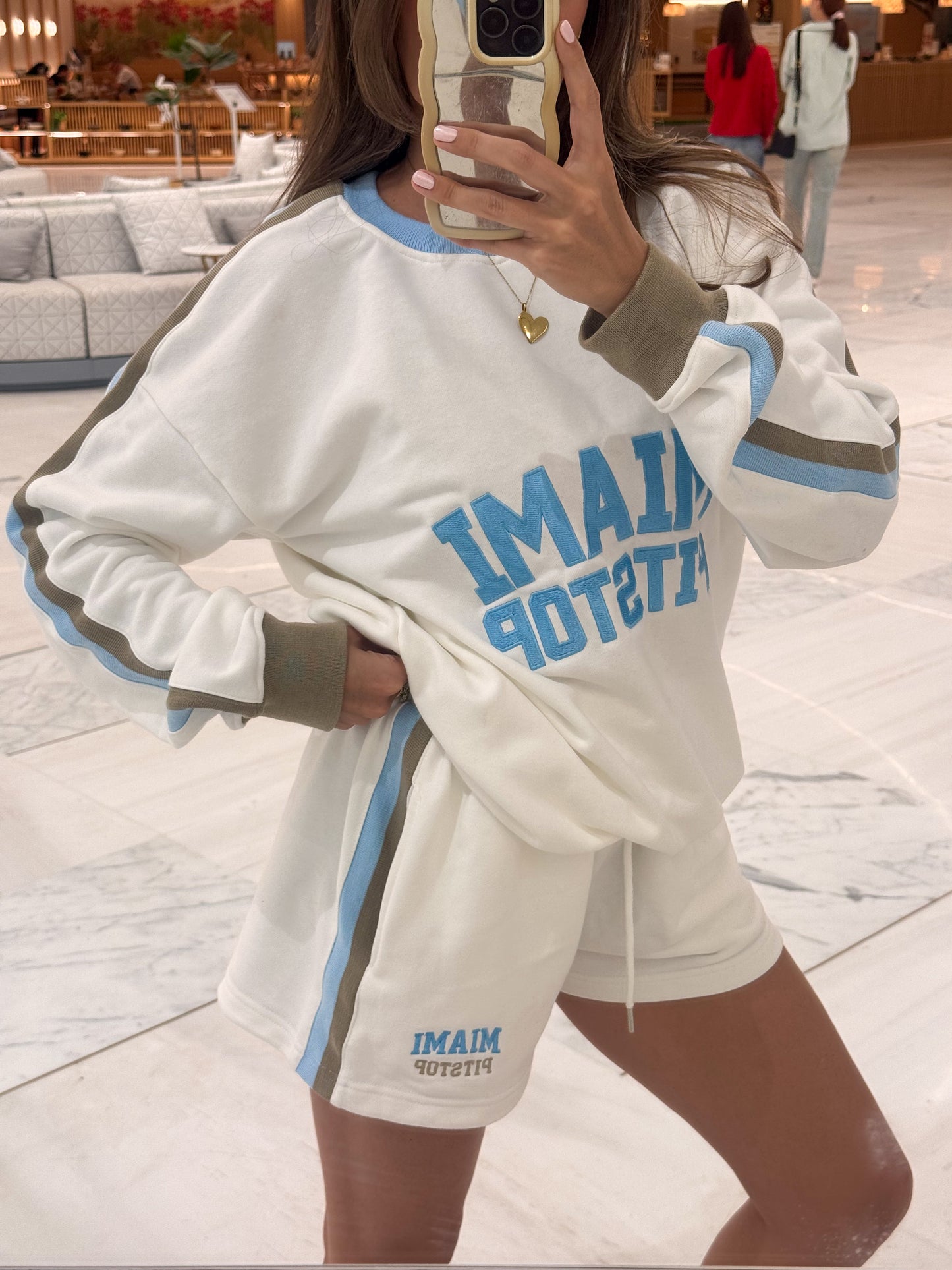 White High Waisted Shorts