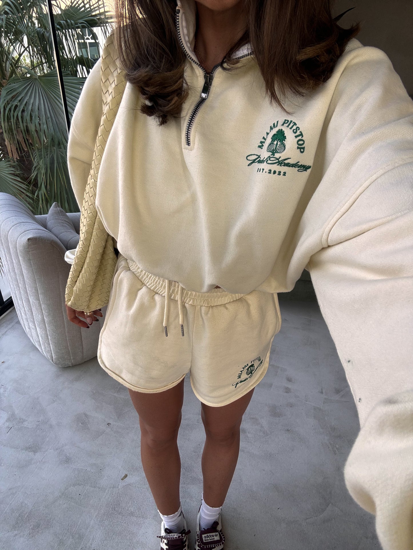 Cream Runner Shorts