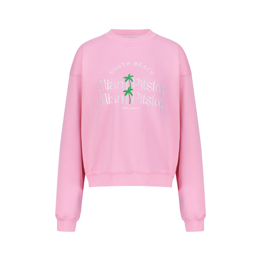 South Beach Sweatshirt Pink