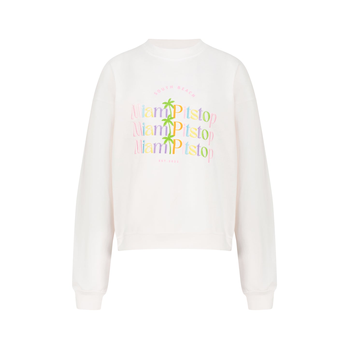 South Beach Sweatshirt White