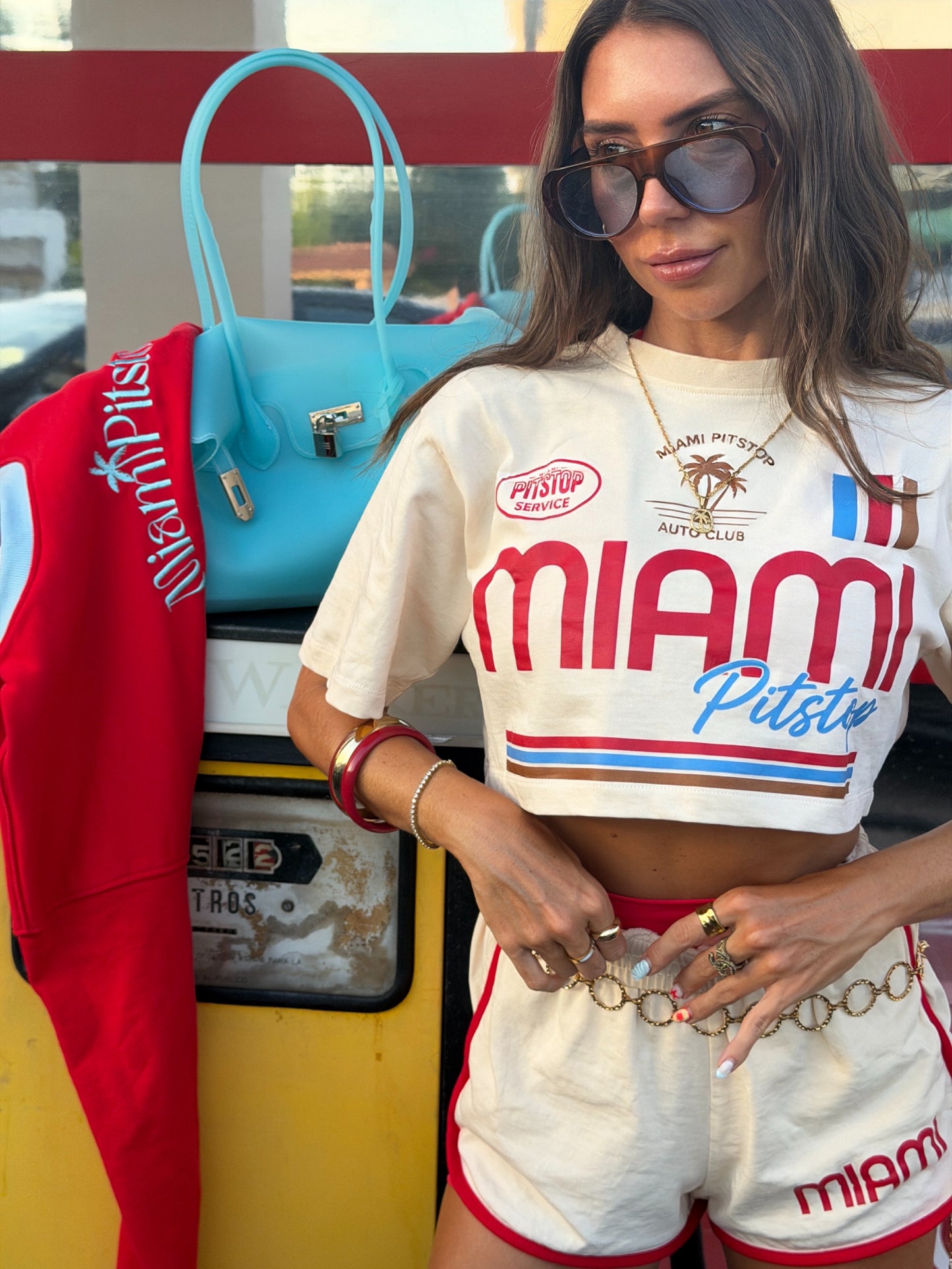Miami Auto Club Crop Top