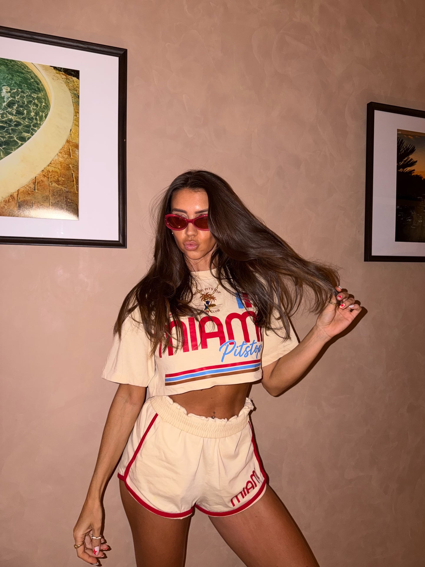 Miami Auto Club Crop Top