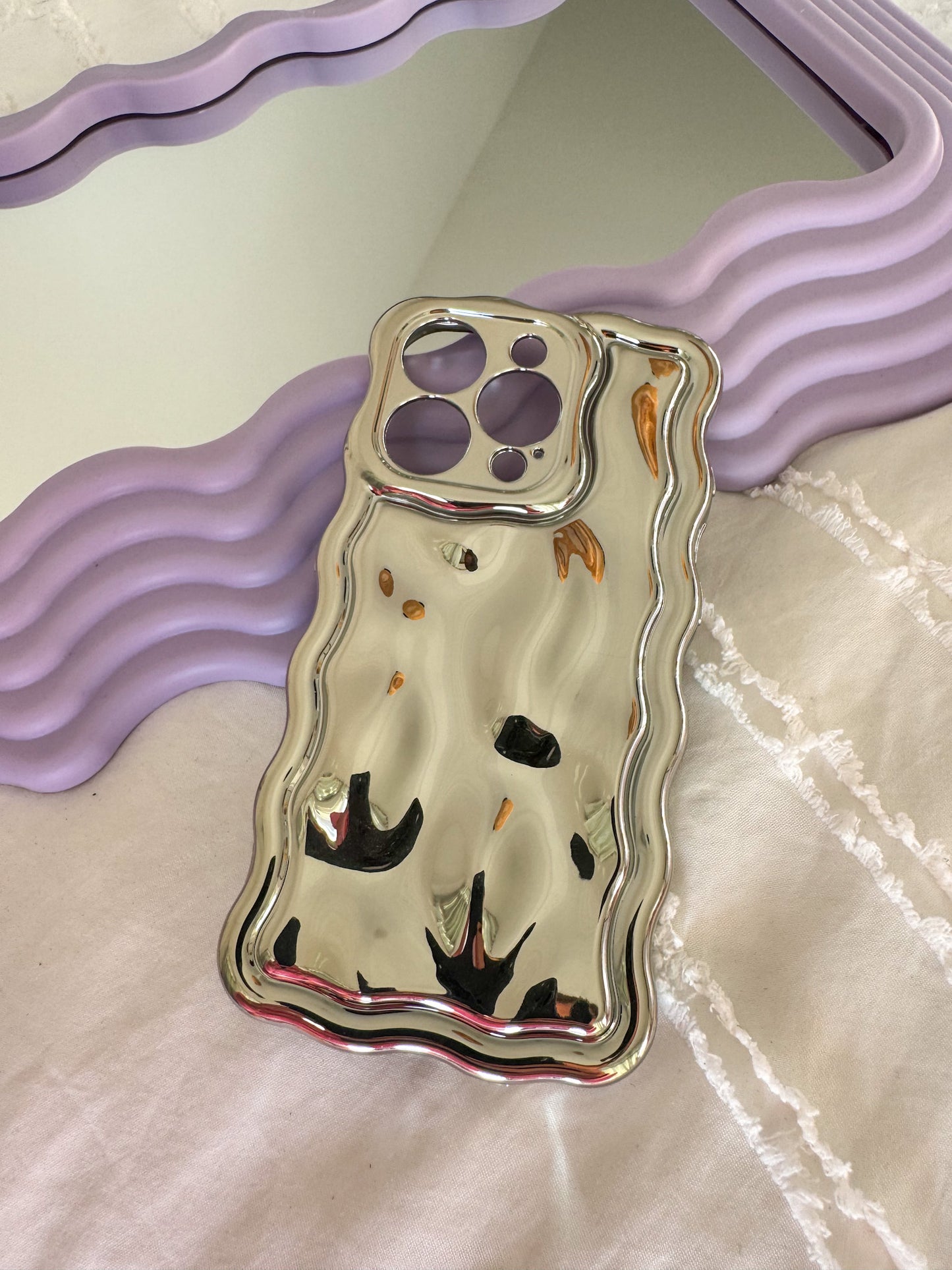 Metallic Wave iPhone Case