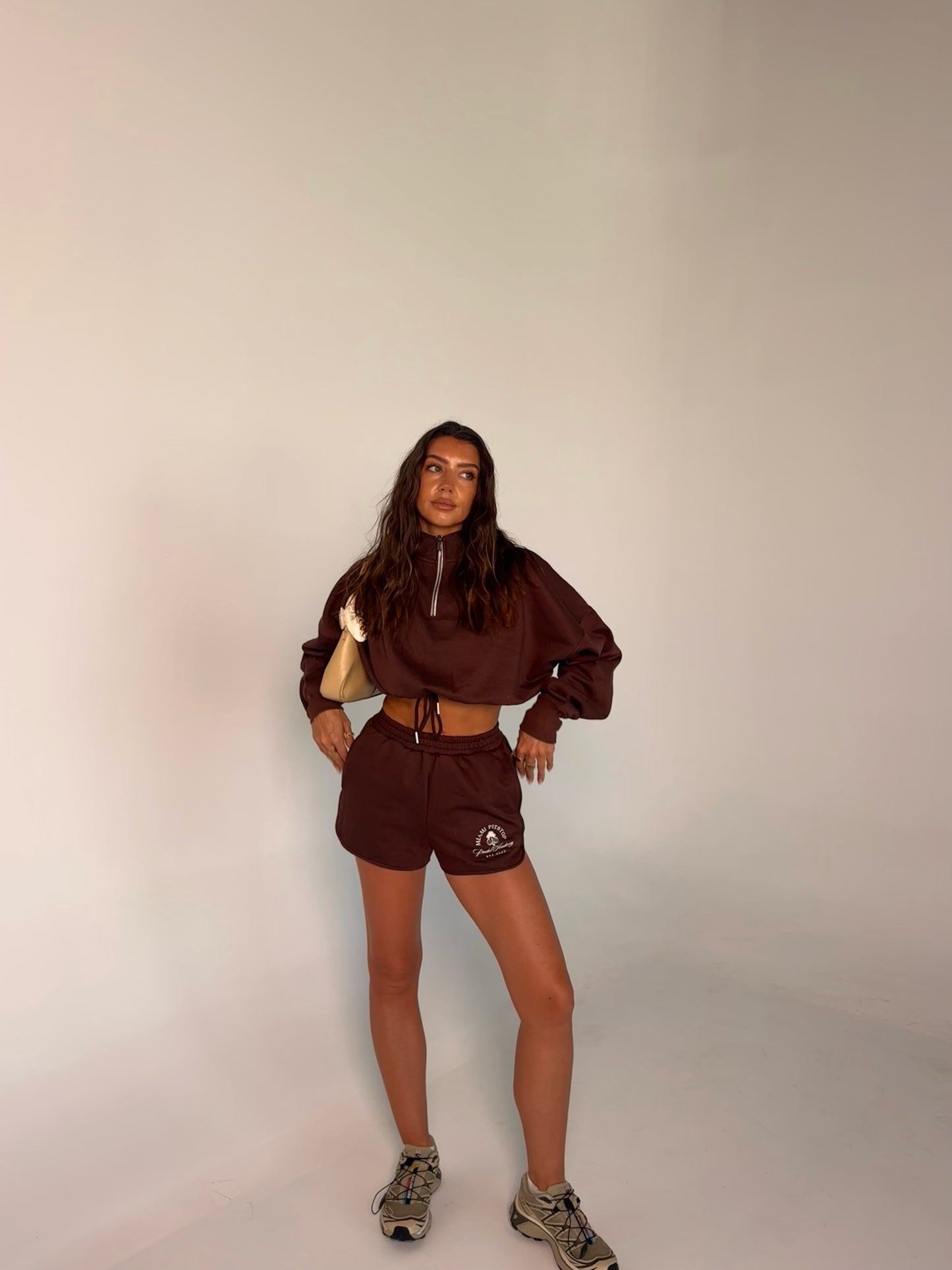 Padel Academy Runner Shorts Chocolate