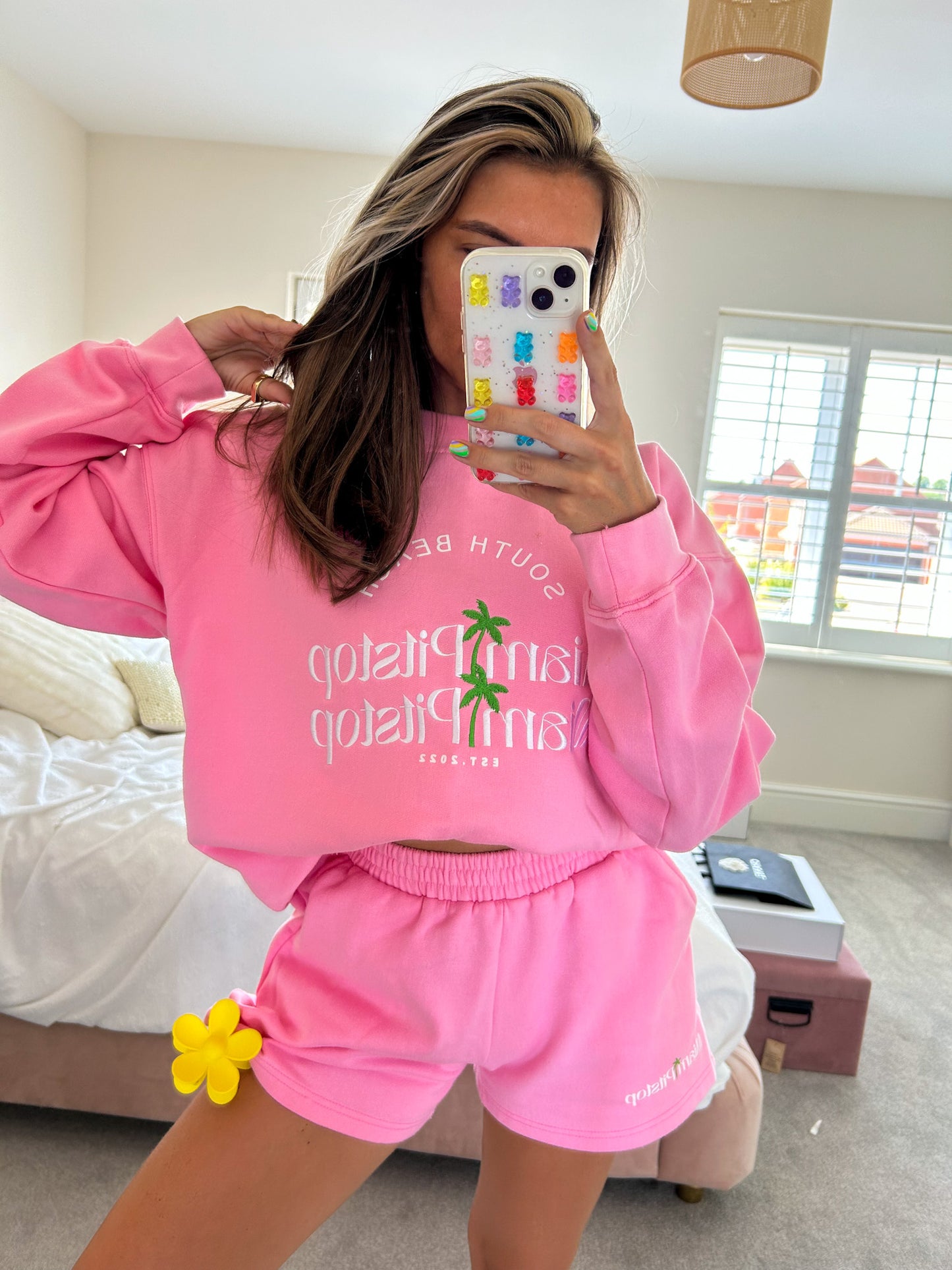 South Beach Sweatshirt Pink