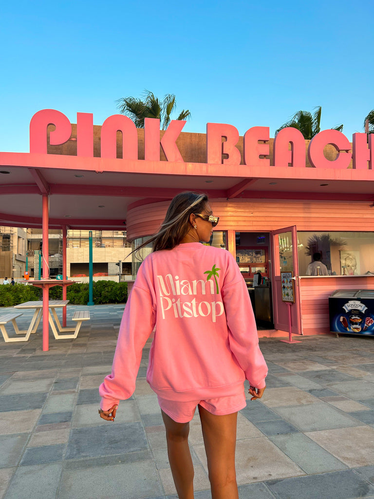 South Beach Sweatshirt Pink