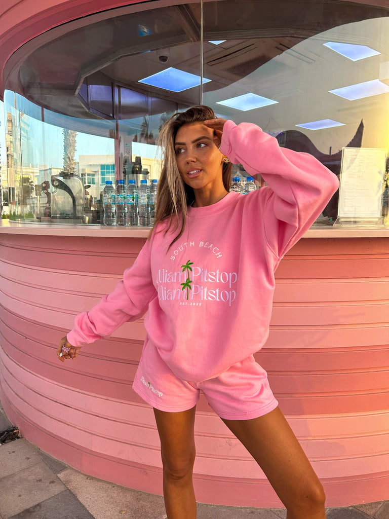 South Beach Sweatshirt Pink